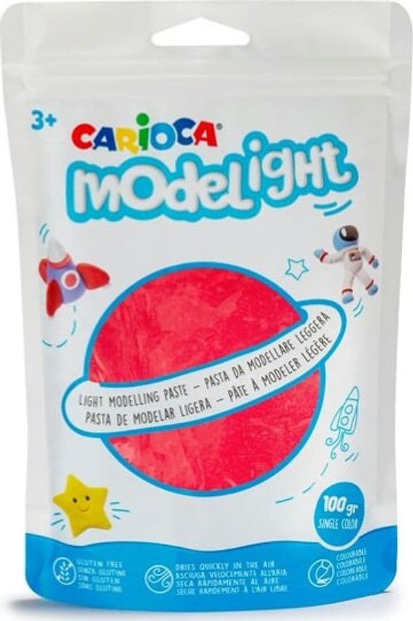Pasta Model Light - 100 gr - colori assortiti - Carioca - conf. 6 pezzi Giochi e giocattoli/Attività creative/Accessori per disegnare e colorare/Pittura/Colori a tempera Eurocartuccia - Pavullo, Commerciovirtuoso.it