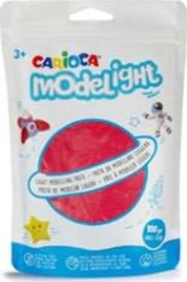Pasta Model Light - 100 gr - rosso - Carioca Giochi e giocattoli/Attività creative/Accessori per disegnare e colorare/Pittura/Colori a tempera Eurocartuccia - Pavullo, Commerciovirtuoso.it