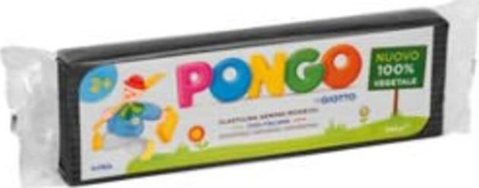 Pasta Pongo - panetto 350 gr - nero - Giotto Giochi e giocattoli/Attività creative/Argilla e pasta modellabile Eurocartuccia - Pavullo, Commerciovirtuoso.it