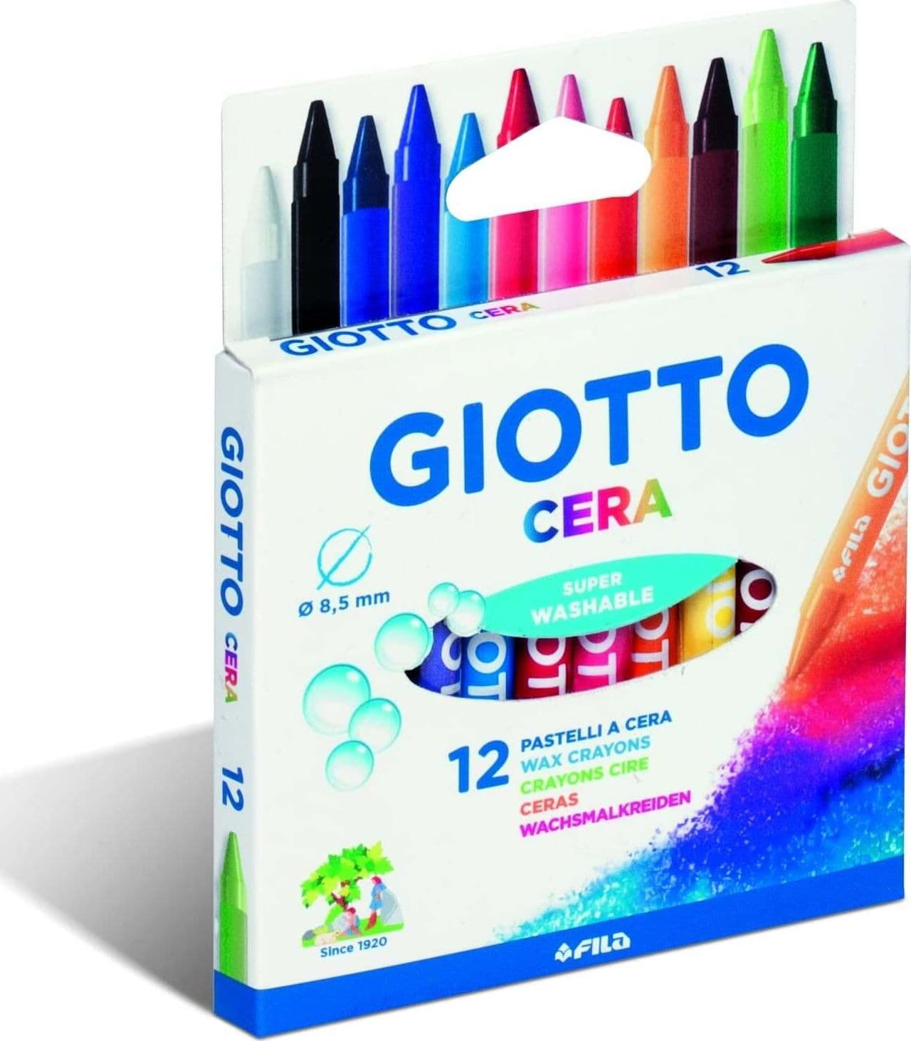 Pastelli a cera Giotto confezione da 12
