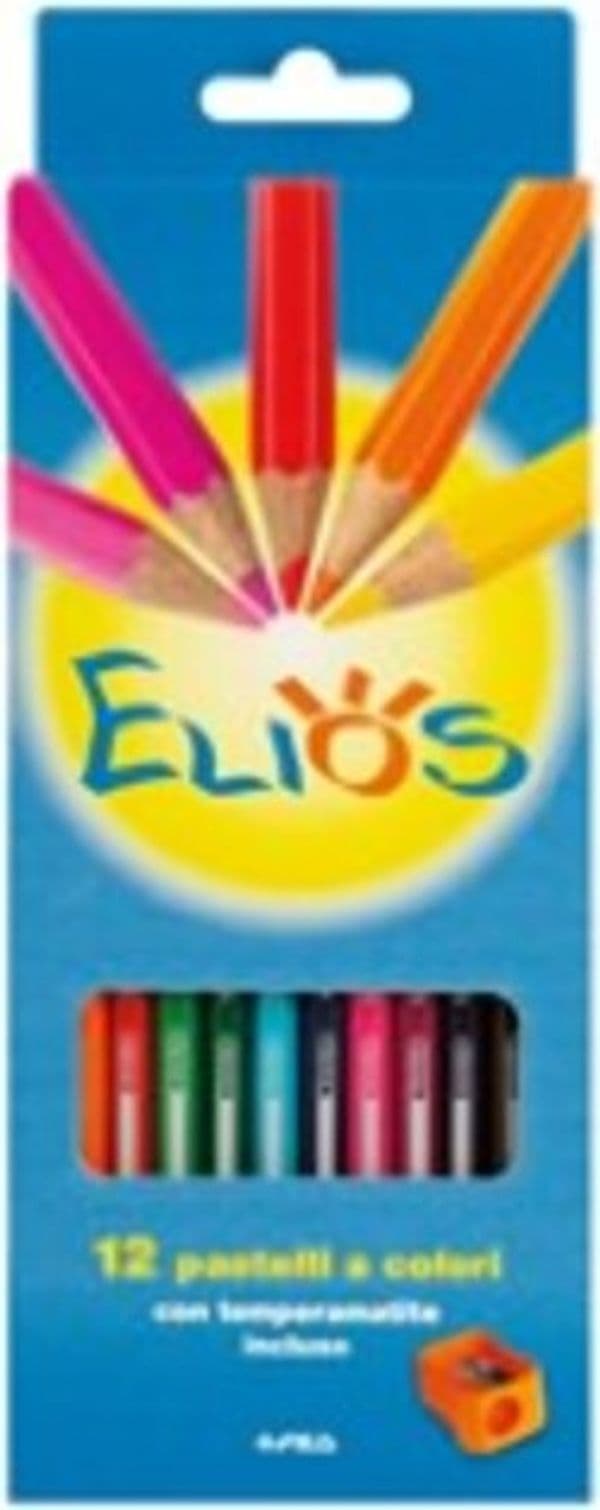 Pastelli Elios - mina 3 mm - con temperamatite - Fila - astuccio 12 pezzi Giochi e giocattoli/Attività creative/Accessori per disegnare e colorare/Pennelli Eurocartuccia - Pavullo, Commerciovirtuoso.it