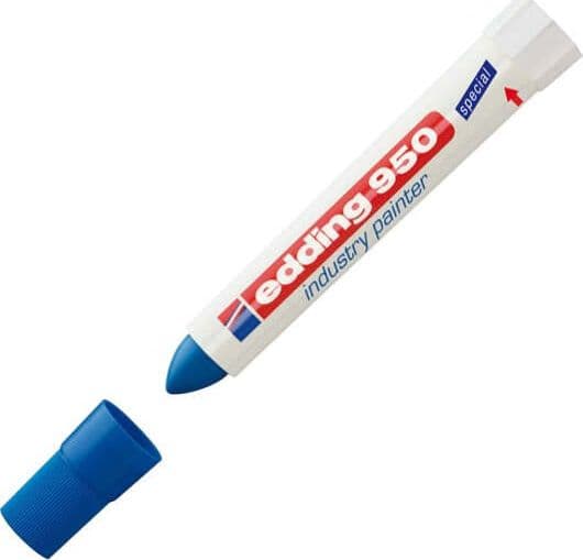 Pastello industriale E-950 - blu - Edding Cancelleria e prodotti per ufficio/Penne matite scrittura e correzione/Marcatori ed evidenziatori/Pennarelli indelebili e marcatori Eurocartuccia - Pavullo, Commerciovirtuoso.it