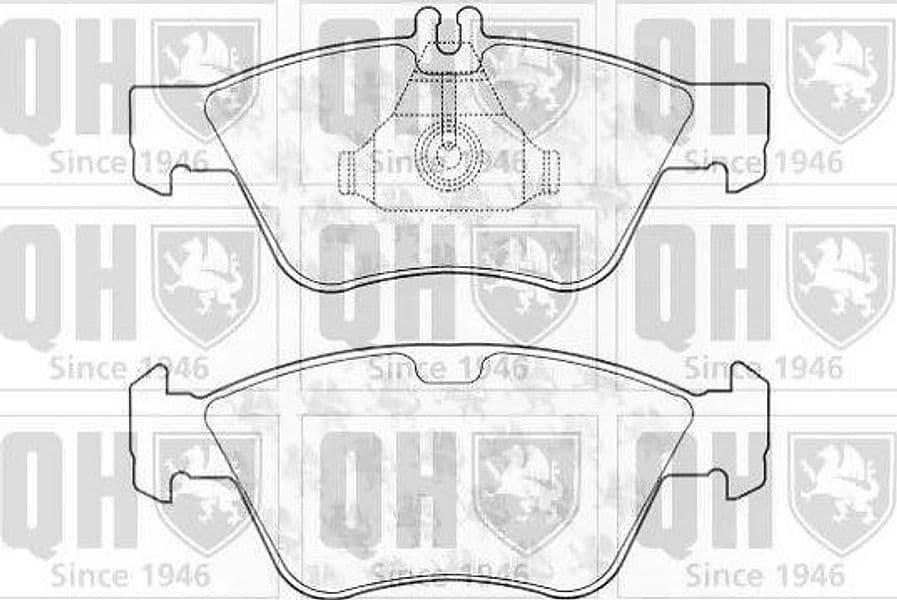 Pastiglie freni mercedes classe e/clk anteriore QUINTON HAZELL BP920
