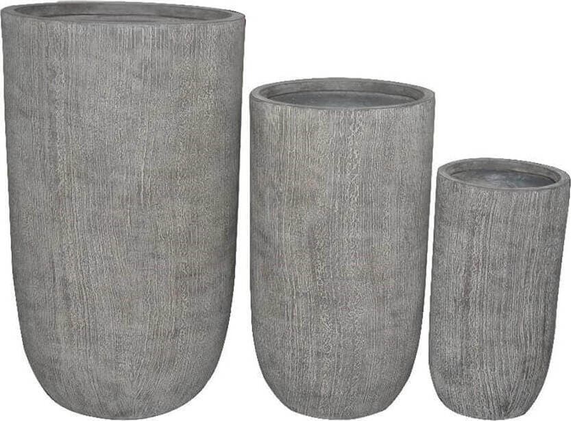 PATRICIA---set-di-3-vasi-Grigio-Milani-Home