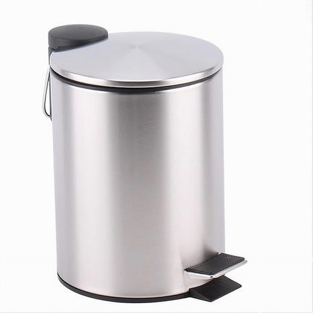 PATTUMIERA ACCIAIO A PEDALE 5LITRI BIDONE CESTINO SPAZZATURA DA BAGNO CASA 87444 in Pattumiere da bagno Trade Shop italia - Napoli, commercioVirtuoso.it