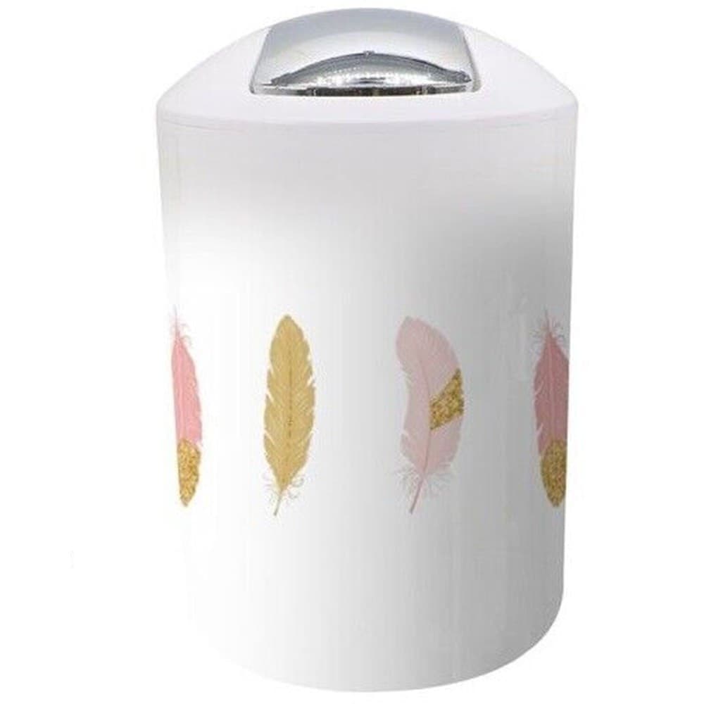 PATTUMIERA CESTINO SECCHIO RIFIUTI GETTACARTE ACCESSORI ARREDO BAGNO PIUME 69803 in Pattumiere da bagno Trade Shop italia - Napoli, commercioVirtuoso.it