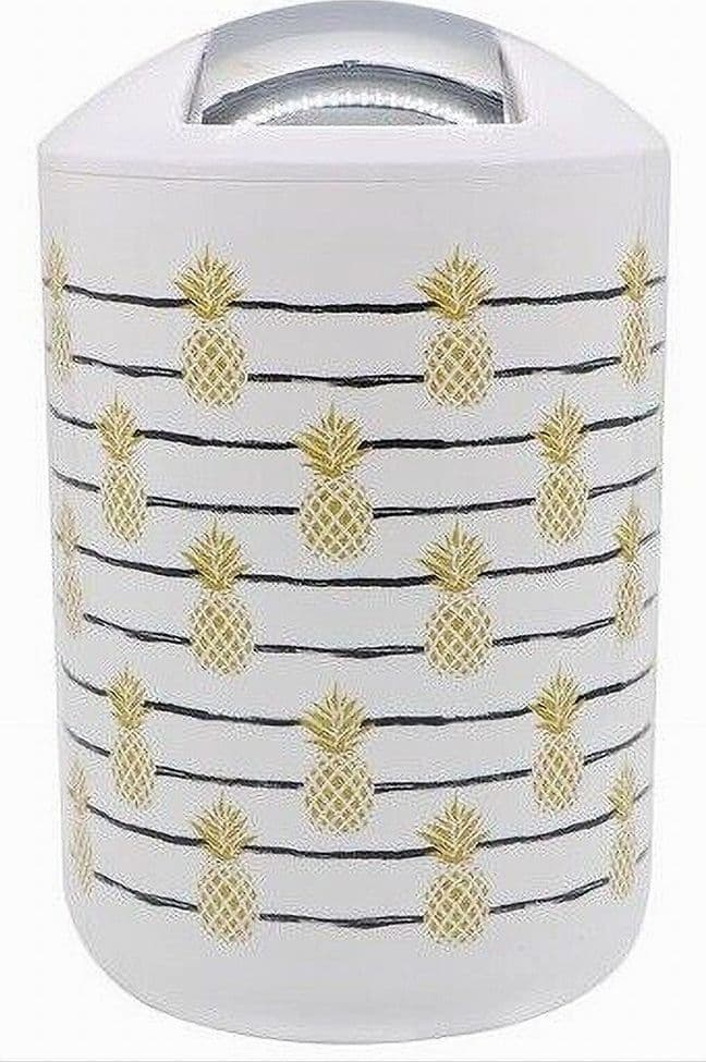PATTUMIERA CESTINO SECCHIO RIFIUTI GETTACARTE ACCESSORIO BAGNO CON ANANAS 69762 in Pattumiere da bagno Trade Shop italia - Napoli, commercioVirtuoso.it