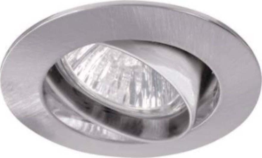 PAULMANN---SET-3-FARETTI-LED-DA-INCASSO-ORIENTABILI/ROTONDI-IN-FERRO-SPAZZOLATO-3x35W-/-105VA-/-GU4-/-35mm