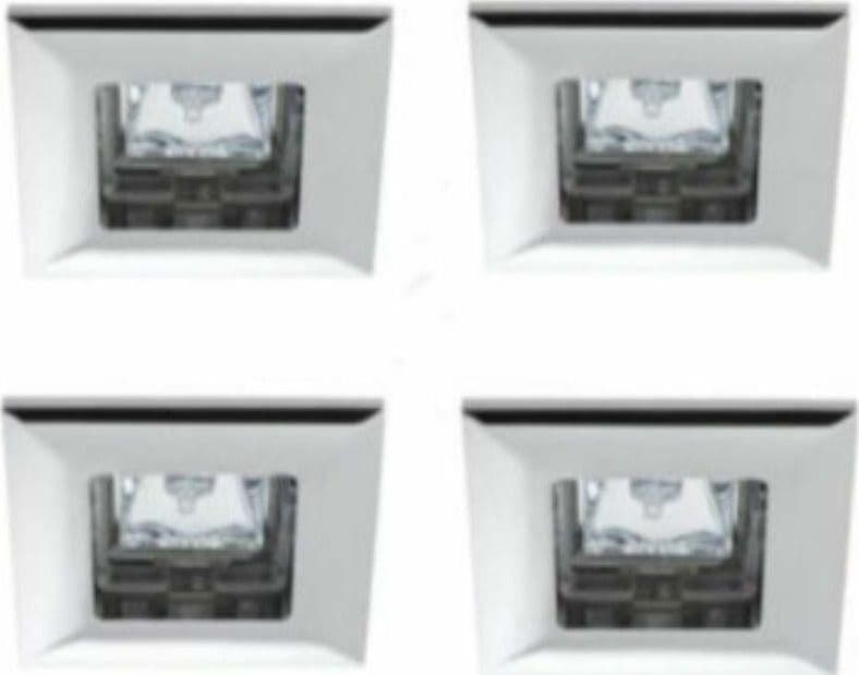 PAULMANN---SET-4-FARETTI-QUADRI-LED-DA-INCASSO---CROMO---IP44-35W-GU5,3