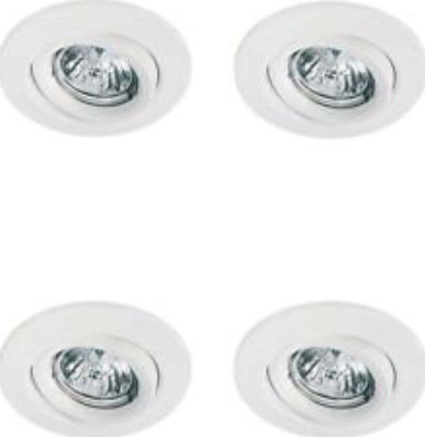 PAULMANN---Set-di-4-faretti-in-Metallo-Pieghevoli-4-x-50-W-GU10-230/12-V