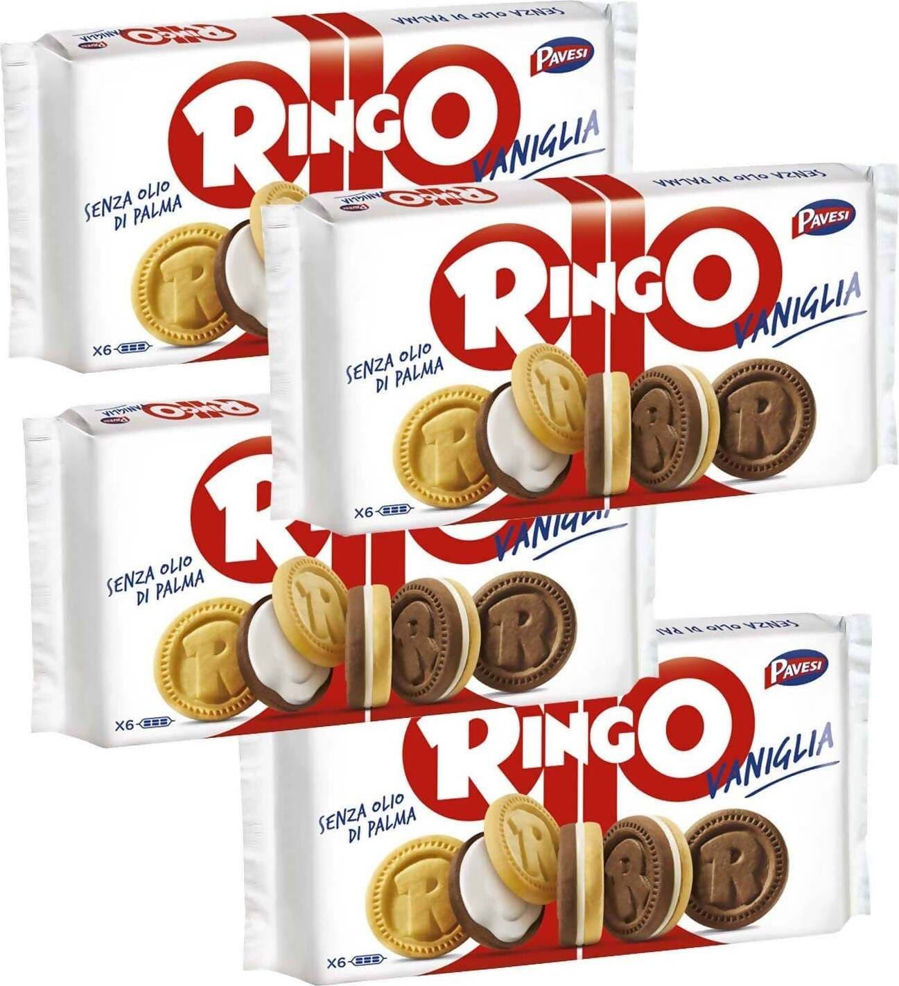 Pavesi 21x Ringo Vaniglia Expo Biscotti Snack 55gr Confezione Da 2 Pezzi Alimentari e cura della casa/Pasticceria e prodotti da forno/Biscotti/Al cioccolato Franco Pausa Caffè - Albano Laziale, Commerciovirtuoso.it