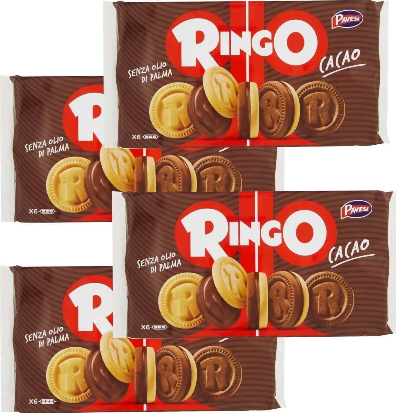 Pavesi 24x Biscotti Ringo Al Cacao Expo 55 Gr Biscotti Al Cacao Confezione 24 Pz Alimentari e cura della casa/Pasticceria e prodotti da forno/Biscotti/Al cioccolato Franco Pausa Caffè - Albano Laziale, Commerciovirtuoso.it