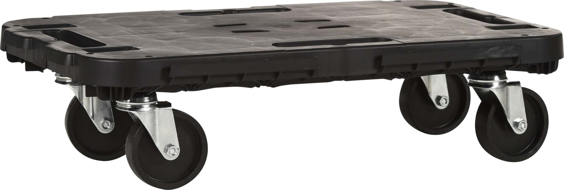 Pedana Con Ruote Portata Max 300kg 48x29x12,5cm Pedana Portatutto Nera Fai da te/Prodotti per la costruzione/Prodotti per il trasporto materiali/Attrezzature per il trasporto di materiali/Carrelli a piattaforma Ferus - Montoro, Commerciovirtuoso.it
