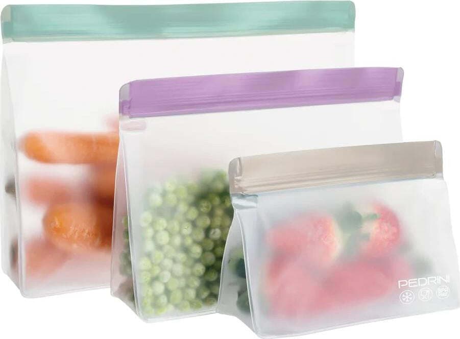 PEDRINI-Sacchetti-alimenti-Chiusura-Ermetica-LILLO-FRESH-Colori-assortiti