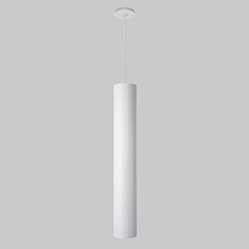 PENDENTE LAMPADA LAMPADARIO BARRA TONDA BIANCO 30X120CM A SOFFITTO LUCE LED APPLIQUE Trade Shop italia - Napoli, Commerciovirtuoso.it