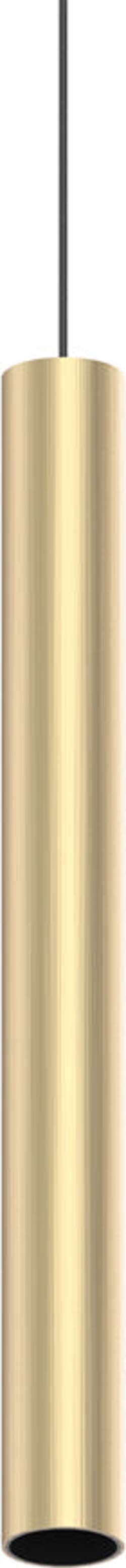 Pendente-Tubolare-Ego-Alluminio-Ottone-Led-12W-3000K-Luce-Calda