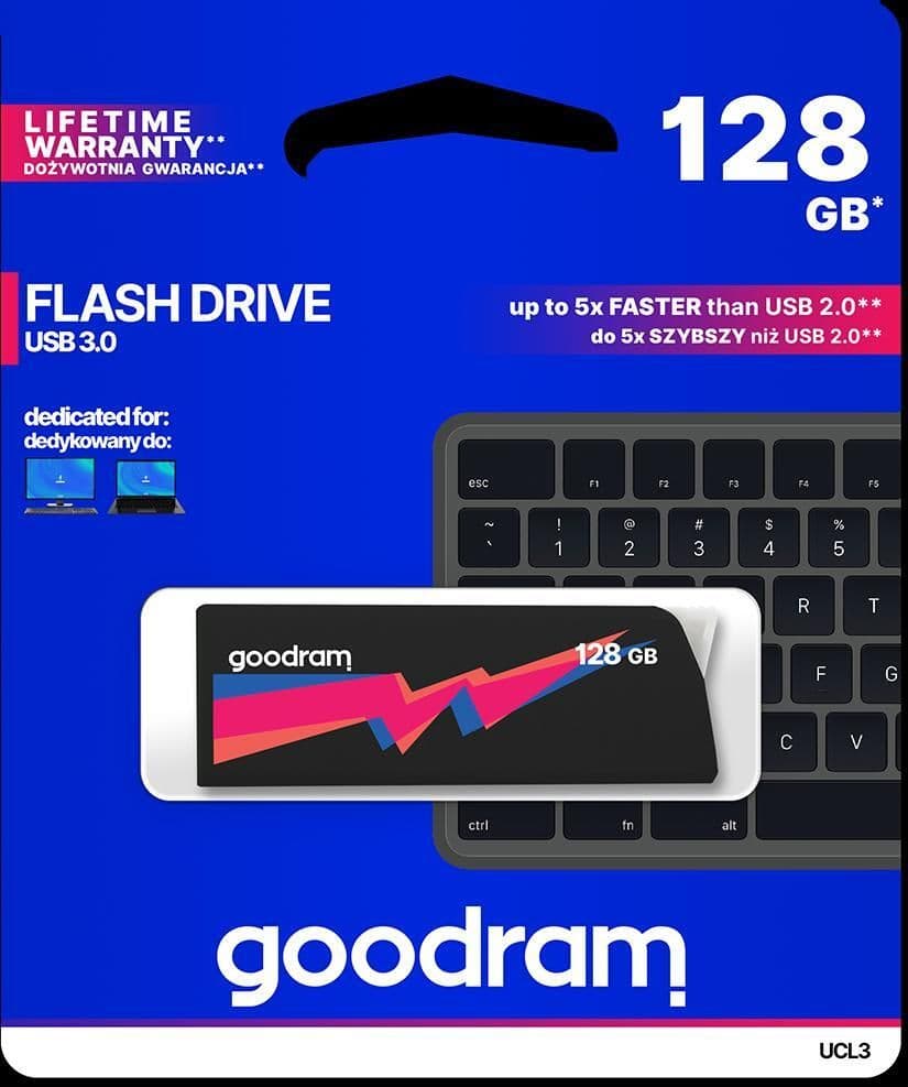 Pendrive-GoodRAM-128GB-UCL2-BLACK-USB-3.0---retail-blister