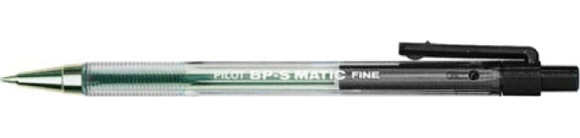 Penna a sfera a scatto BP S Matic - punta fine 0 7 mm - nero - Pilot Cancelleria e prodotti per ufficio/Penne matite scrittura e correzione/Penne e ricariche/Penne roller a inchiostro gel Eurocartuccia - Pavullo, Commerciovirtuoso.it