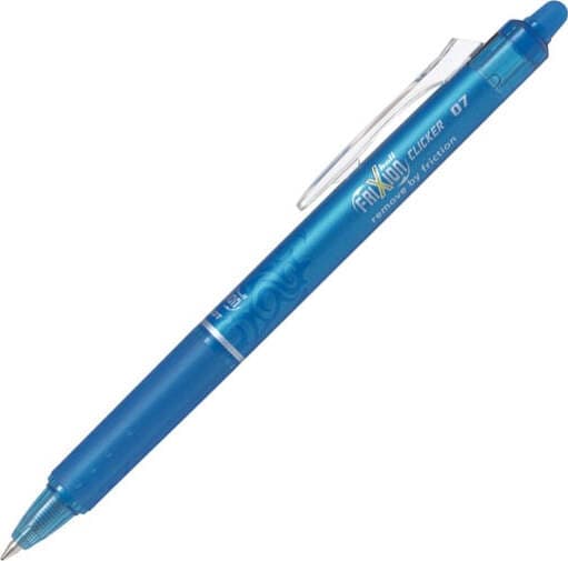 Penna a sfera a scatto Frixionball Clicker - punta 0 7mm - azzurro - Pilot Cancelleria e prodotti per ufficio/Penne matite scrittura e correzione/Penne e ricariche/Penne roller a inchiostro gel Eurocartuccia - Pavullo, Commerciovirtuoso.it