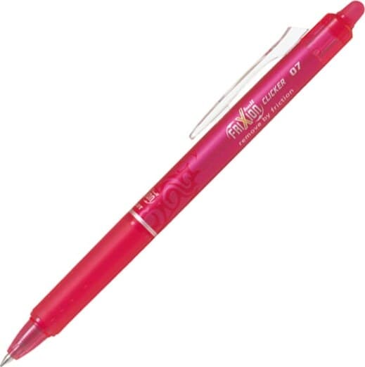 Penna a sfera a scatto Frixionball Clicker - punta 0 7mm - rosa - Pilot Cancelleria e prodotti per ufficio/Penne matite scrittura e correzione/Penne e ricariche/Penne roller a inchiostro gel Eurocartuccia - Pavullo, Commerciovirtuoso.it