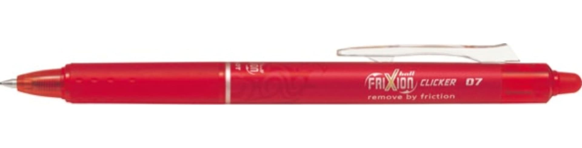 Penna a sfera a scatto Frixionball Clicker - punta 0 7mm - rosso - Pilot Cancelleria e prodotti per ufficio/Penne matite scrittura e correzione/Penne e ricariche/Penne roller a inchiostro gel Eurocartuccia - Pavullo, Commerciovirtuoso.it