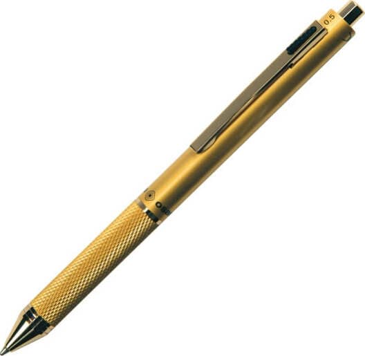 Penna a sfera a scatto multifunzione - fusto oro - Osama Cancelleria e prodotti per ufficio/Penne matite scrittura e correzione/Penne e ricariche/Penne a sfera Eurocartuccia - Pavullo, Commerciovirtuoso.it