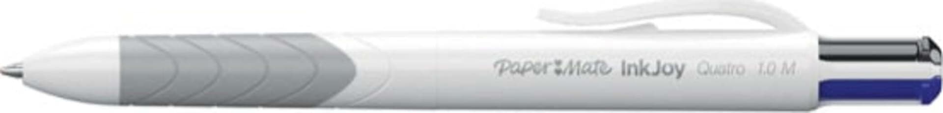 Penna a sfera a scatto multifunzione Inkjoy Quatro - punta 1 0mm - nero blu rosso verde - Papermate Cancelleria e prodotti per ufficio/Penne matite scrittura e correzione/Penne e ricariche/Penne roller a inchiostro gel Eurocartuccia - Pavullo, Commerciovirtuoso.it