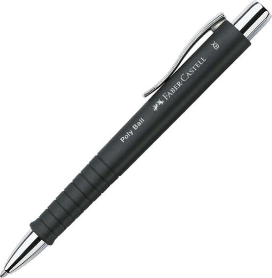 Penna a sfera a scatto Poly Ball - Punta 0 7 mm - fusto nero - Faber-Castell Cancelleria e prodotti per ufficio/Penne matite scrittura e correzione/Penne e ricariche/Penne roller a inchiostro gel Eurocartuccia - Pavullo, Commerciovirtuoso.it