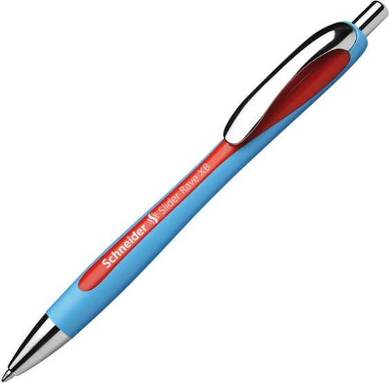 Penna a sfera a scatto Slider Rave - punta XB - rosso - Schneider Cancelleria e prodotti per ufficio/Penne matite scrittura e correzione/Penne e ricariche/Penne roller a inchiostro gel Eurocartuccia - Pavullo, Commerciovirtuoso.it