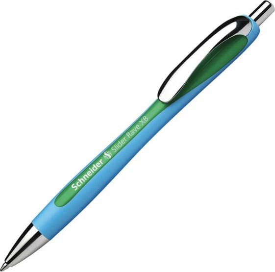 Penna a sfera a scatto Slider Rave - punta XB - verde - Schneider Cancelleria e prodotti per ufficio/Penne matite scrittura e correzione/Penne e ricariche/Penne roller a inchiostro gel Eurocartuccia - Pavullo, Commerciovirtuoso.it