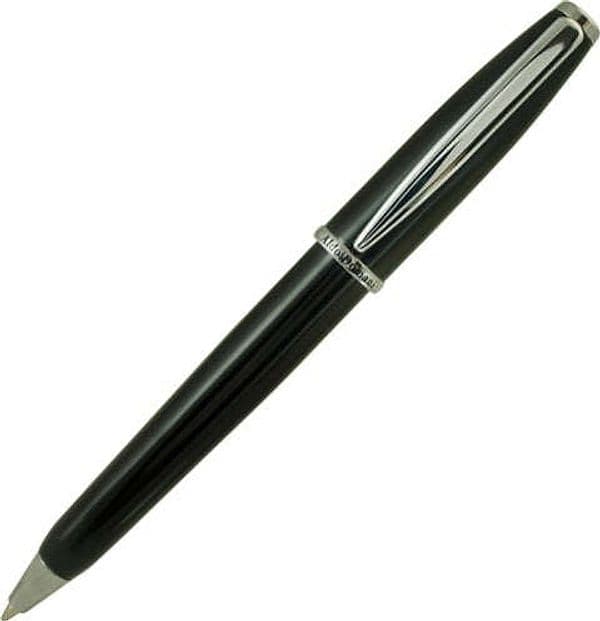 Penna a sfera Aldo Domani - punta M - nero - Monteverde Cancelleria e prodotti per ufficio/Penne matite scrittura e correzione/Penne e ricariche/Penne a sfera Eurocartuccia - Pavullo, Commerciovirtuoso.it