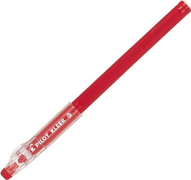 Penna a sfera cancellabile Kleer - punta 0 7mm - rosso - Pilot Cancelleria e prodotti per ufficio/Penne matite scrittura e correzione/Penne e ricariche/Penne roller a inchiostro gel Eurocartuccia - Pavullo, Commerciovirtuoso.it