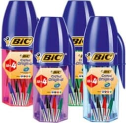 Penna a sfera Cristal - punta 1.0mm - colori assortiti - BIC - barattolo 20 pezzi Cancelleria e prodotti per ufficio/Penne matite scrittura e correzione/Penne e ricariche/Penne roller a inchiostro gel Eurocartuccia - Pavullo, Commerciovirtuoso.it