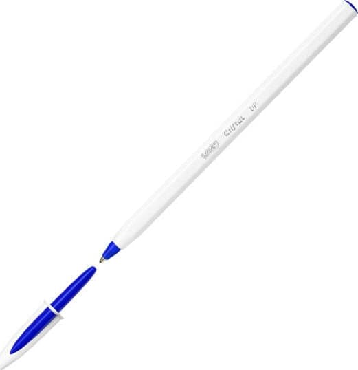 Penna a sfera Cristal Up con cappuccio - punta media 1 2mm - blu - Bic - conf. 20 pezzi Cancelleria e prodotti per ufficio/Penne matite scrittura e correzione/Penne e ricariche/Penne roller a inchiostro gel Eurocartuccia - Pavullo, Commerciovirtuoso.it