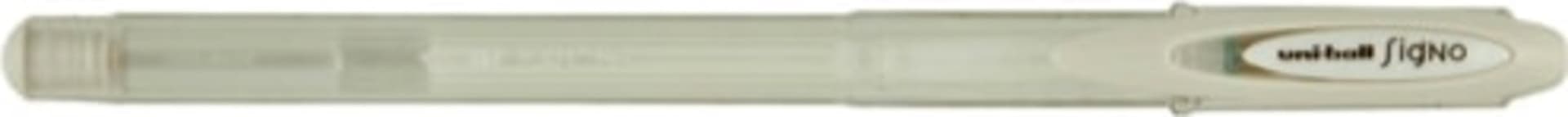 Penna a sfera gel con cappuccio Uni Ball Signo - punta 0 7mm - bianco - Uni Mitsubishi Cancelleria e prodotti per ufficio/Penne matite scrittura e correzione/Penne e ricariche/Penne roller a inchiostro gel Eurocartuccia - Pavullo, Commerciovirtuoso.it