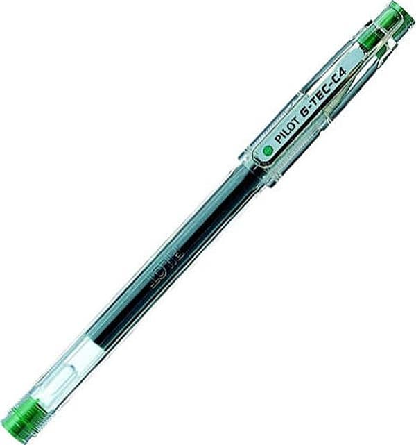 Penna a sfera Gel G Tec C4 - punta 0 4 mm - verde - Pilot Cancelleria e prodotti per ufficio/Penne matite scrittura e correzione/Penne e ricariche/Penne roller a inchiostro gel Eurocartuccia - Pavullo, Commerciovirtuoso.it