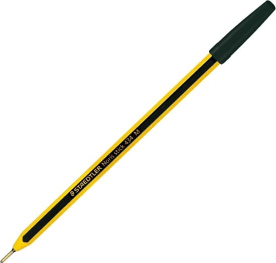 Penna a sfera Noris Stick - punta 1 0mm - nero - Staedtler - conf. 20 pz Cancelleria e prodotti per ufficio/Penne matite scrittura e correzione/Penne e ricariche/Penne roller a inchiostro gel Eurocartuccia - Pavullo, Commerciovirtuoso.it
