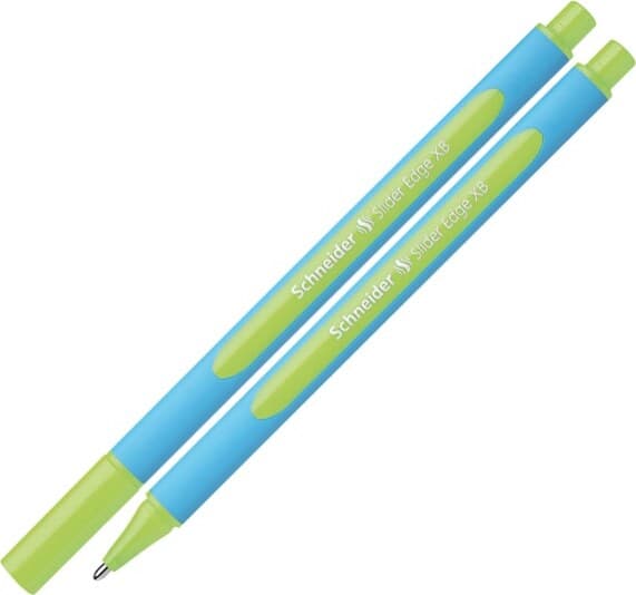 Penna a sfera Slider Edge - tratto XB - verde chiaro - Schneider Cancelleria e prodotti per ufficio/Penne matite scrittura e correzione/Penne e ricariche/Penne roller a inchiostro gel Eurocartuccia - Pavullo, Commerciovirtuoso.it