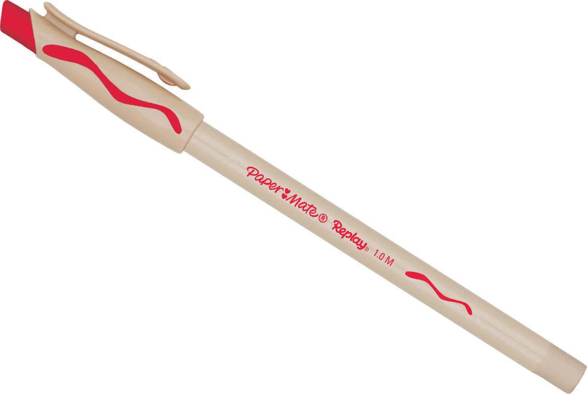 Penna-replay-rossa-paper-mate-cf.12-pezzi