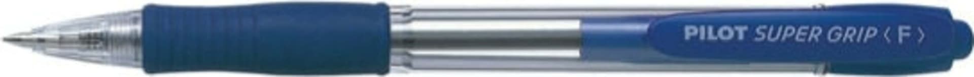 Penna sfera a scatto Super Grip - punta fine 0 7 mm - blu - Pilot Cancelleria e prodotti per ufficio/Penne matite scrittura e correzione/Penne e ricariche/Penne roller a inchiostro gel Eurocartuccia - Pavullo, Commerciovirtuoso.it