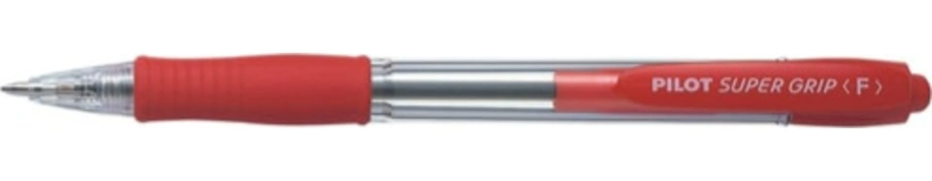 Penna sfera a scatto Super Grip - punta fine 0 7 mm - rosso - Pilot Cancelleria e prodotti per ufficio/Penne matite scrittura e correzione/Penne e ricariche/Penne roller a inchiostro gel Eurocartuccia - Pavullo, Commerciovirtuoso.it