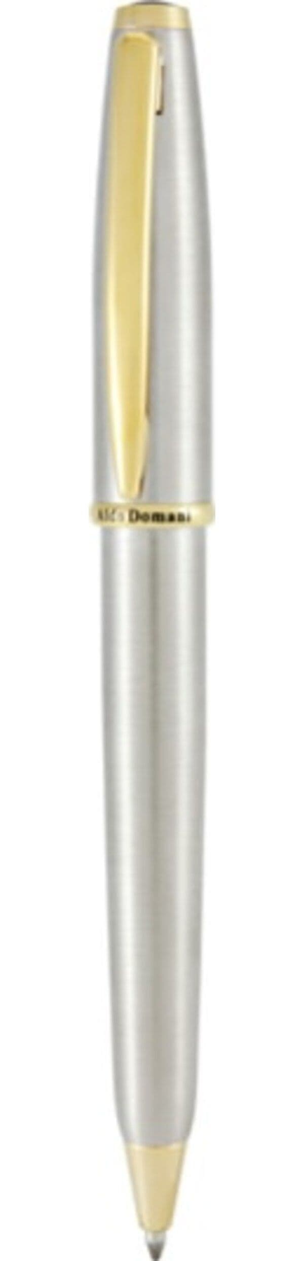 Penna sfera Aldo Domani - punta M - fusto silver - Monteverde Cancelleria e prodotti per ufficio/Penne matite scrittura e correzione/Penne e ricariche/Penne a sfera Eurocartuccia - Pavullo, Commerciovirtuoso.it