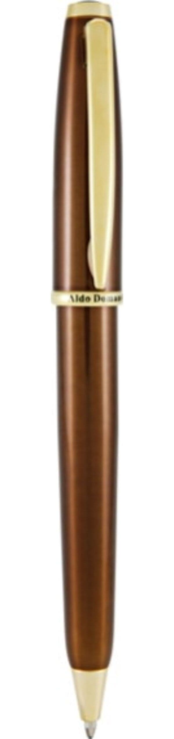 Penna sfera Aldo Domani - punta M - fusto tabacco - Monteverde Cancelleria e prodotti per ufficio/Penne matite scrittura e correzione/Penne e ricariche/Penne a sfera Eurocartuccia - Pavullo, Commerciovirtuoso.it