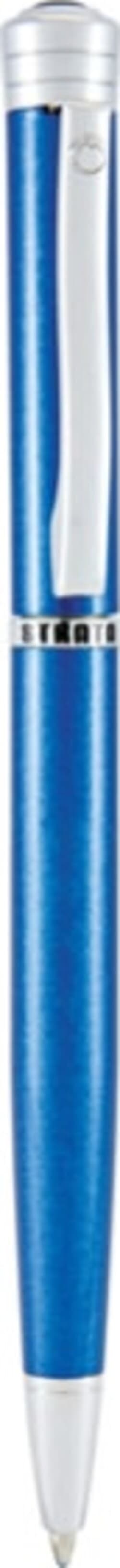 Penna sfera Strata - tratto medio - fusto blu - Monteverde Cancelleria e prodotti per ufficio/Penne matite scrittura e correzione/Penne e ricariche/Penne a sfera Eurocartuccia - Pavullo, Commerciovirtuoso.it