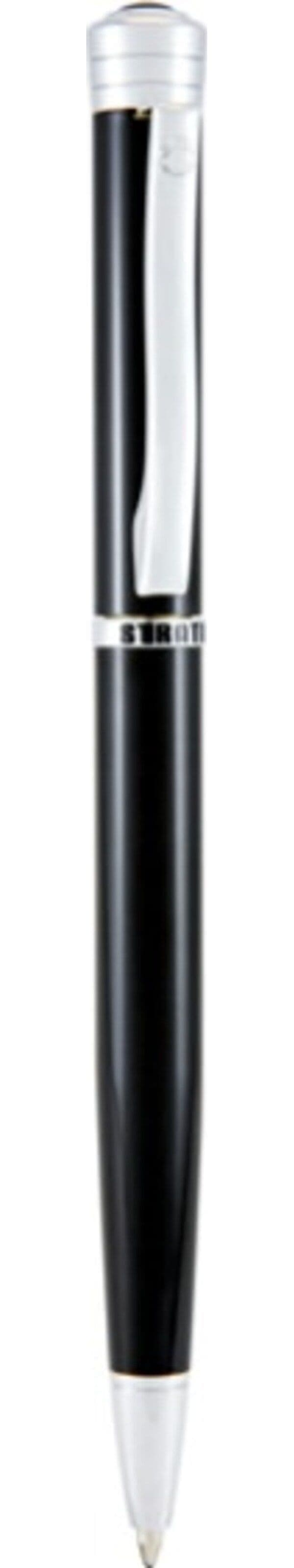 Penna sfera Strata - tratto medio - fusto nero - Monteverde Cancelleria e prodotti per ufficio/Penne matite scrittura e correzione/Penne e ricariche/Penne a sfera Eurocartuccia - Pavullo, Commerciovirtuoso.it