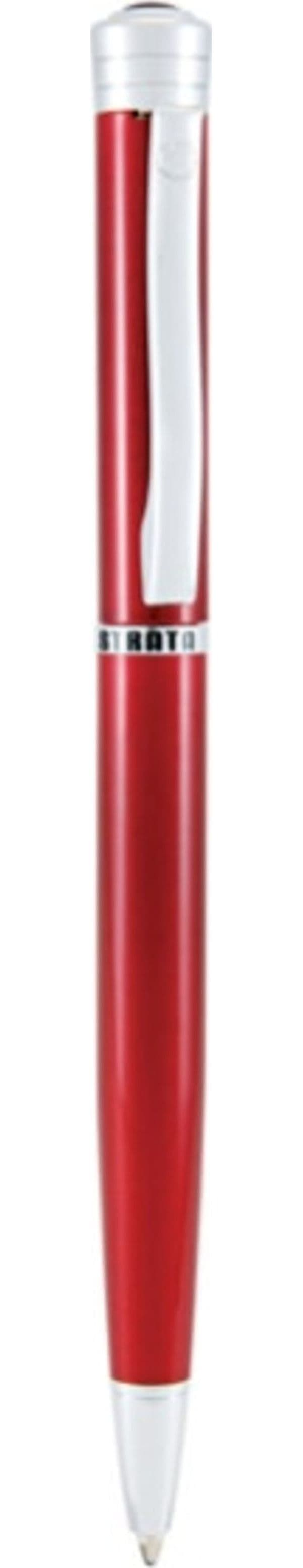 Penna sfera Strata - tratto medio - fusto rosso - Monteverde Cancelleria e prodotti per ufficio/Penne matite scrittura e correzione/Penne e ricariche/Penne a sfera Eurocartuccia - Pavullo, Commerciovirtuoso.it