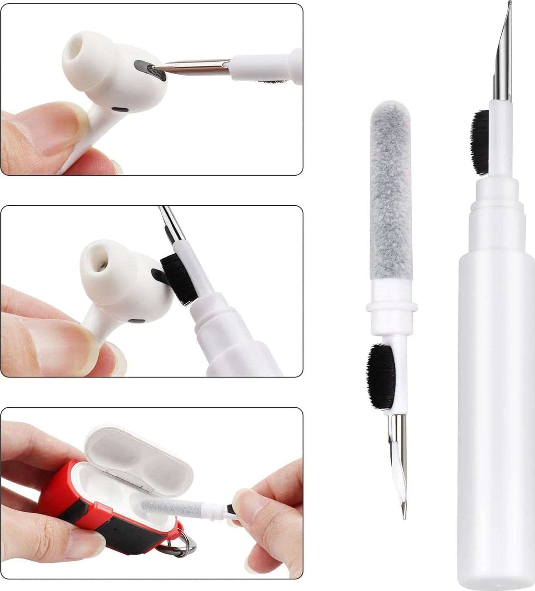 Penna Spazzola Multifunzione Per La Pulizia Degli Auricolari Bluetooth Airpods Elettronica e telefonia > Telefonia Fissa e Mobile > Accessori Ipad e Tablet > Accessori Smartphone > Offerte Speciali Trade Shop italia - Napoli, Commerciovirtuoso.it