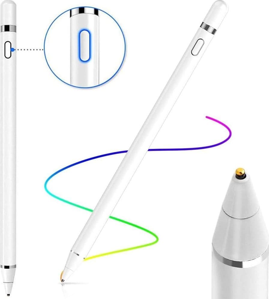 Penna Stilo Pennino Capacitivo Da 1,2mm Digitale Ricaricabile A Punta Fine Touch Accessori Ipad e Tablet Trade Shop italia - Napoli, Commerciovirtuoso.it