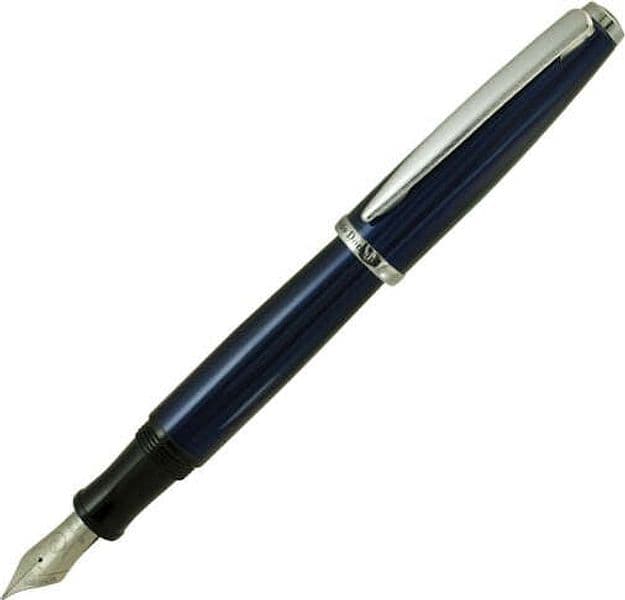 Penna stilografica Aldo Domani - punta M - blu - Monteverde Cancelleria e prodotti per ufficio/Penne matite scrittura e correzione/Penne e ricariche/Penne stilografiche Eurocartuccia - Pavullo, Commerciovirtuoso.it