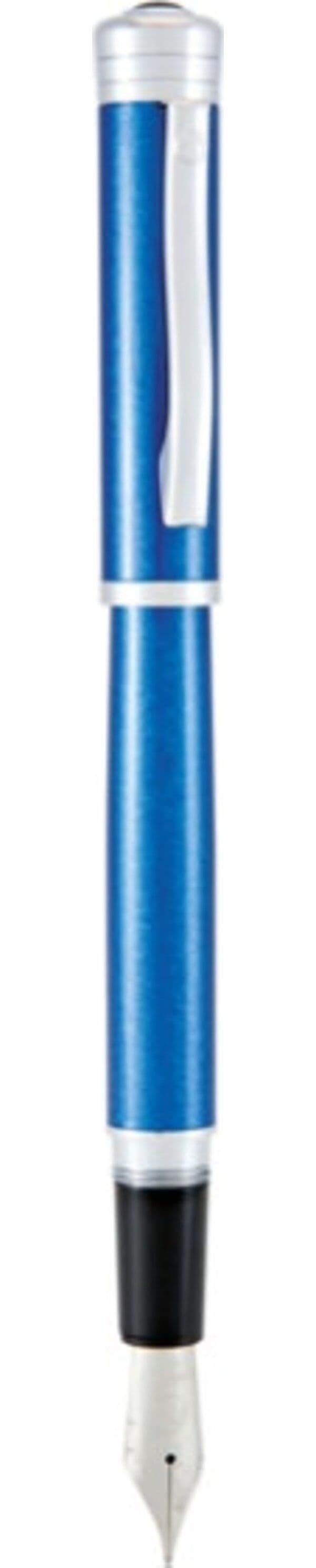 Penna stilografica Strata - tratto medio - fusto blu - Monteverde Cancelleria e prodotti per ufficio/Penne matite scrittura e correzione/Penne e ricariche/Penne stilografiche Eurocartuccia - Pavullo, Commerciovirtuoso.it